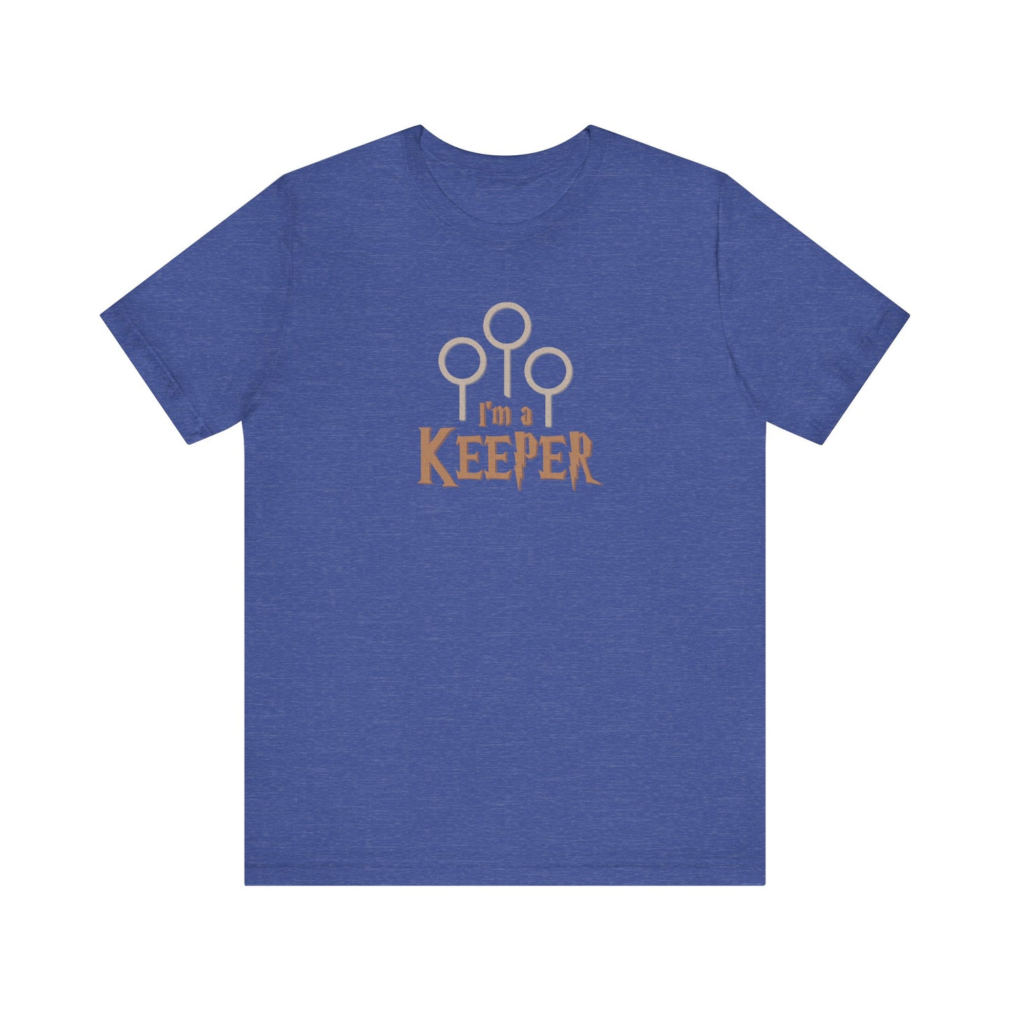 I’m a Keeper — Harry Potter Quidditch Retro Tee (Dark)