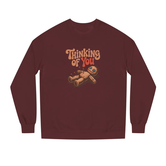 The Voodoo That You Do, So Well — Retro Voodoo Doll Sweatshirt (Dark)