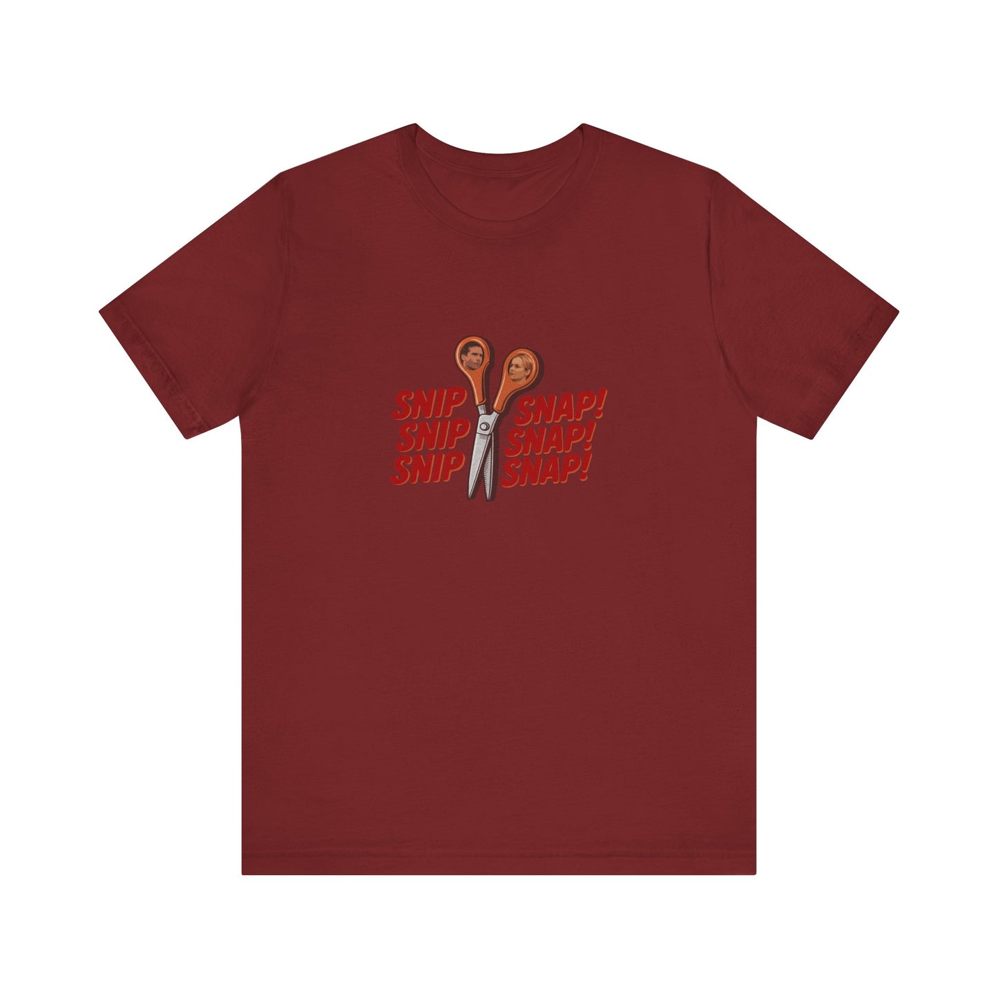 Snip Snap! — Michael Scott Vasectomy Retro Tee (Dark)