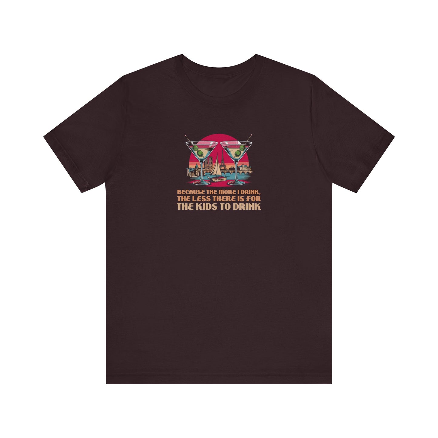 Open Bar (for the Kids) — Friends Retro Tee (Dark)