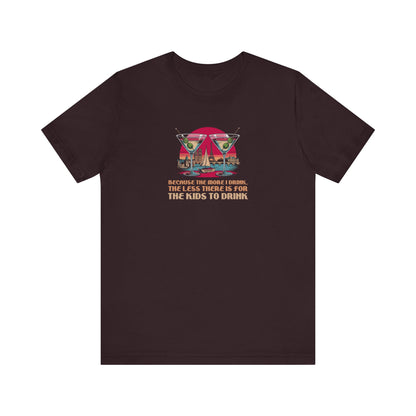 Open Bar (for the Kids) — Friends Retro Tee (Dark)
