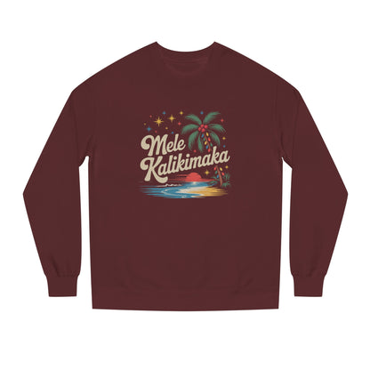 Mele Kalikimaka — Retro Hawaiian Christmas Sweatshirt (Dark)