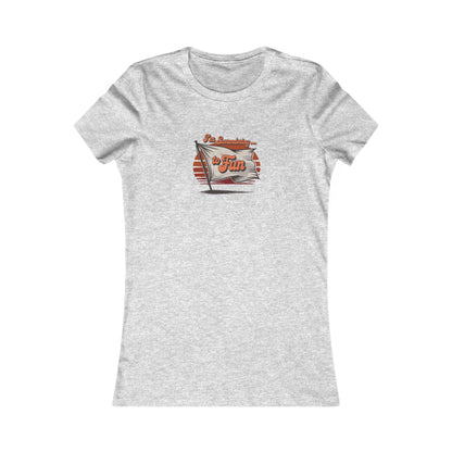 I'm Surrendering to Fun — Fun with Flags Retro Women's Tee (Light)