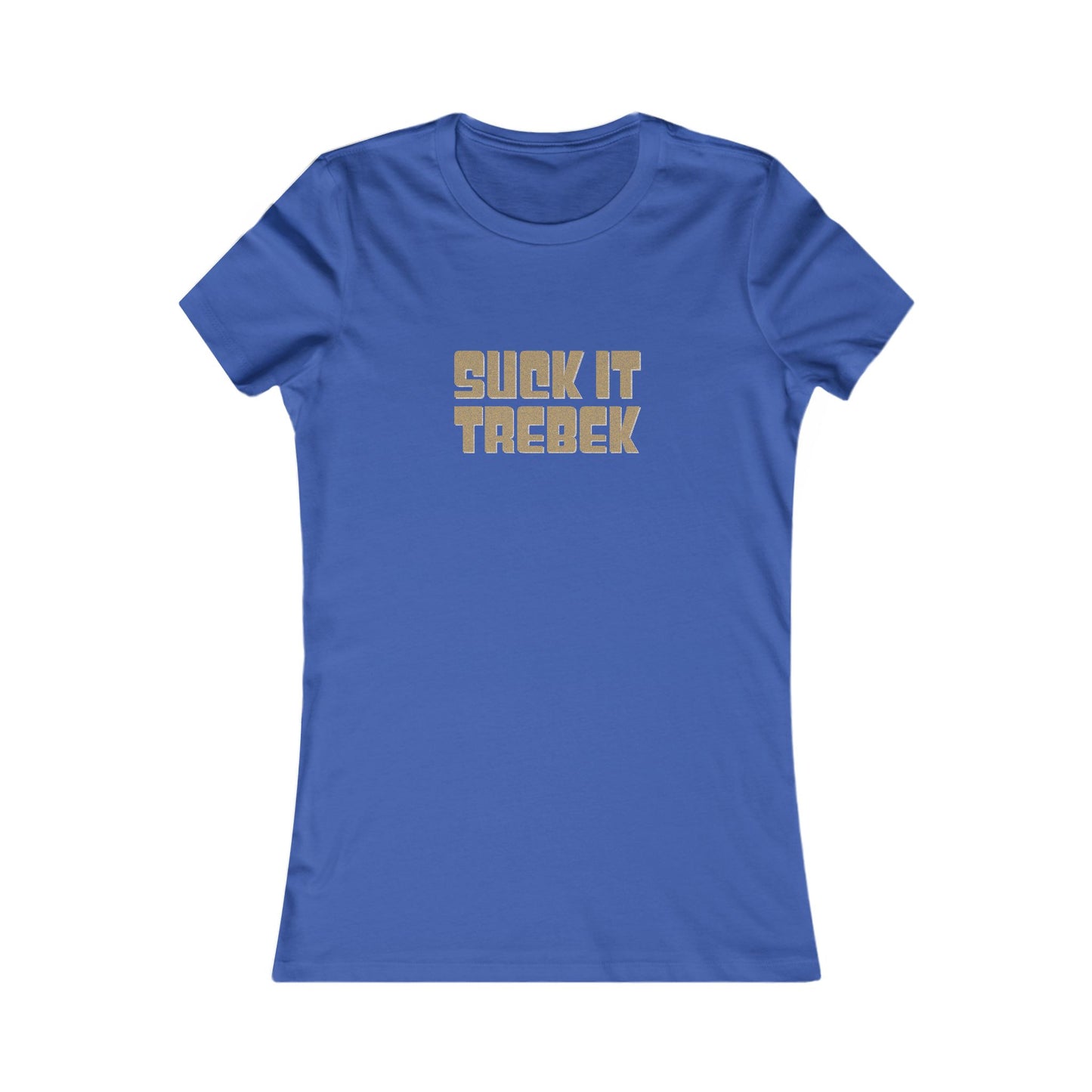 Suck It Trebek — SNL Celebrity Jeopardy Sketch Retro Women's Tee (Dark)