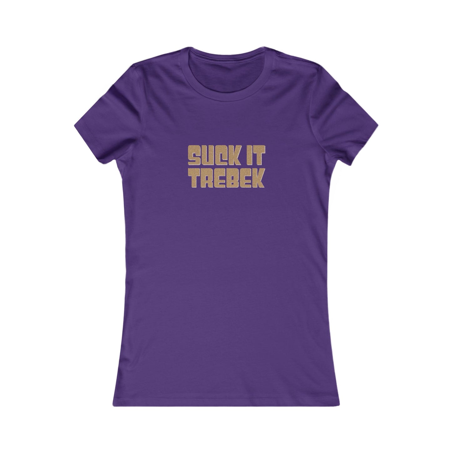 Suck It Trebek — SNL Celebrity Jeopardy Sketch Retro Women's Tee (Dark)