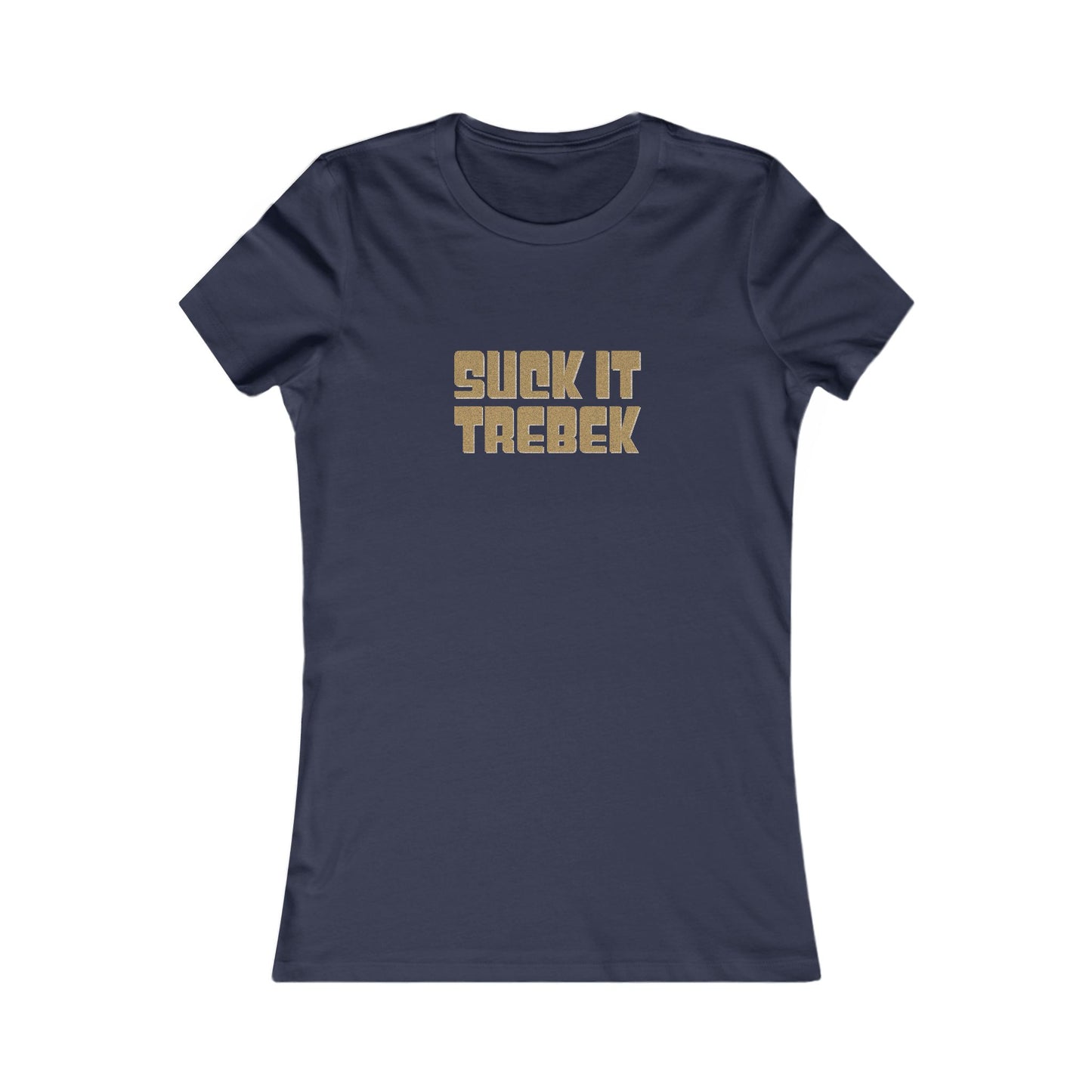 Suck It Trebek — SNL Celebrity Jeopardy Sketch Retro Women's Tee (Dark)