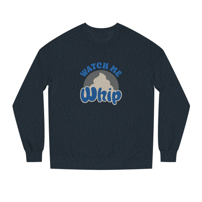 Watch Me Whip — Retro Thanksgiving Sweatshirt (Dark)