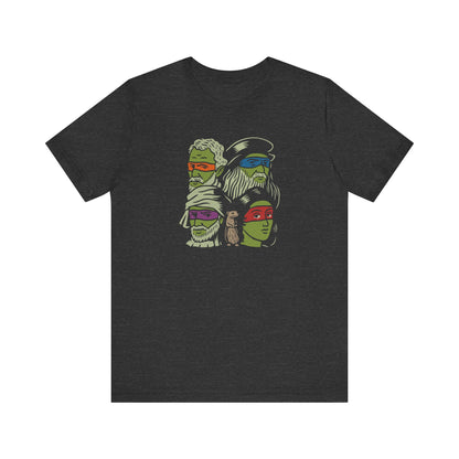 Renaissance Ninja Turtles — TMNT Retro Tee (Dark)