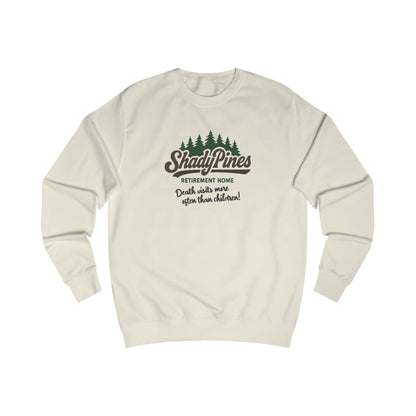 Shady Pines (Death Visits More Often Than Children) — Retro Sweatshirt (Light)