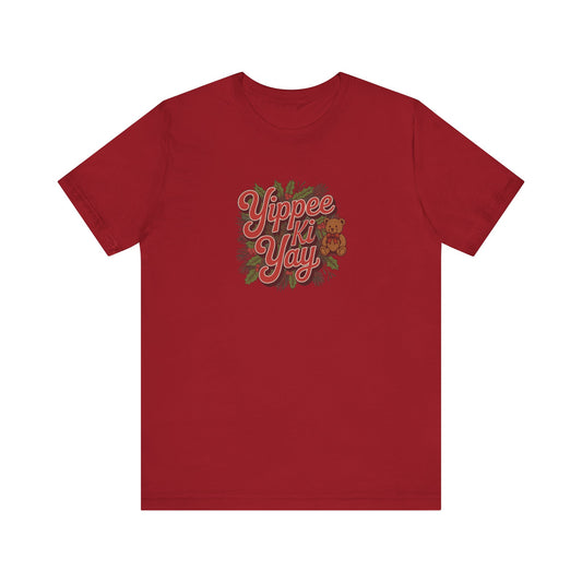 Yippee Ki Yay — Die Hard Retro Christmas Tee (Dark)