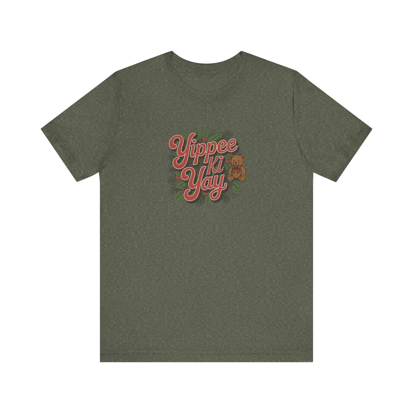 Yippee Ki Yay — Die Hard Retro Christmas Tee (Dark)