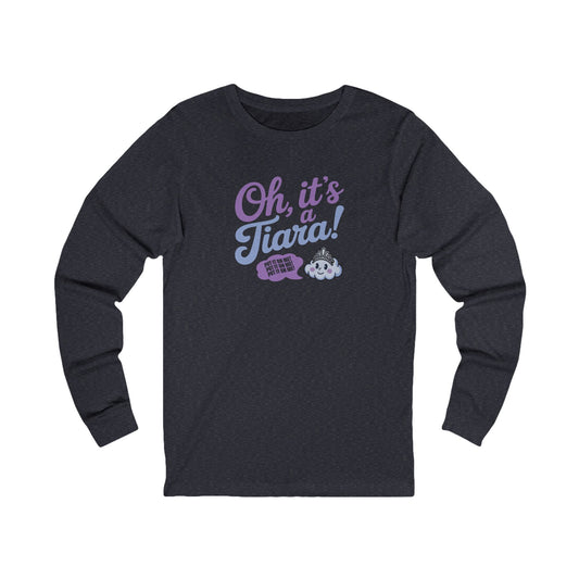 Oh, It’s a Tiara! (Put It On Me!) — Amy Farrah Fowler Retro Long Sleeve (Dark)