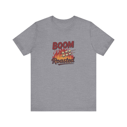 Boom, Roasted — Michael Scott Retro Tee (Light)