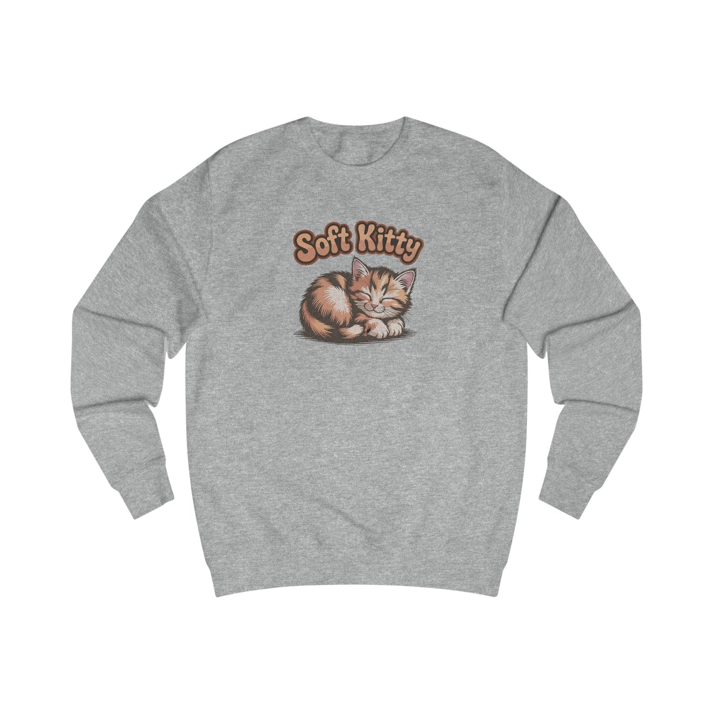 Soft Kitty Sick-Day Lullaby — Big Bang Theory Retro Sweatshirt (Light)