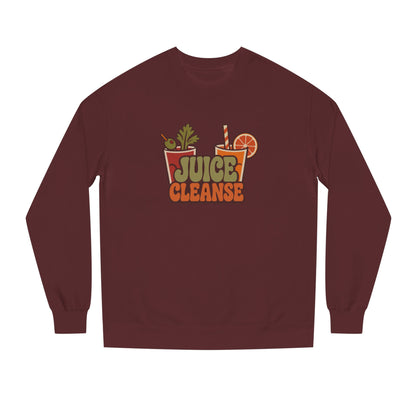 Juice Cleanse Liquid Diet — Boozy Brunch Retro Sweatshirt (Dark)
