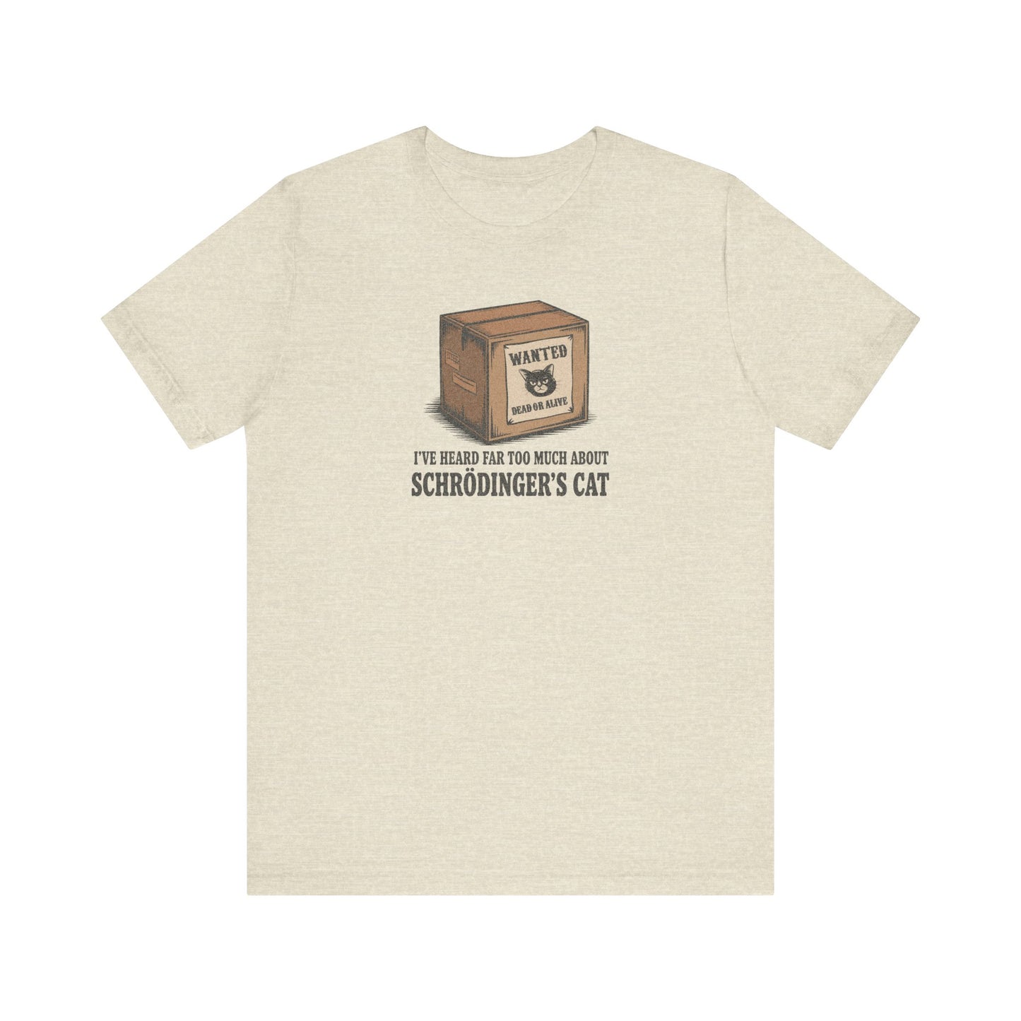 Schrödinger’s Cat — Big Bang Theory Retro Tee (Light)