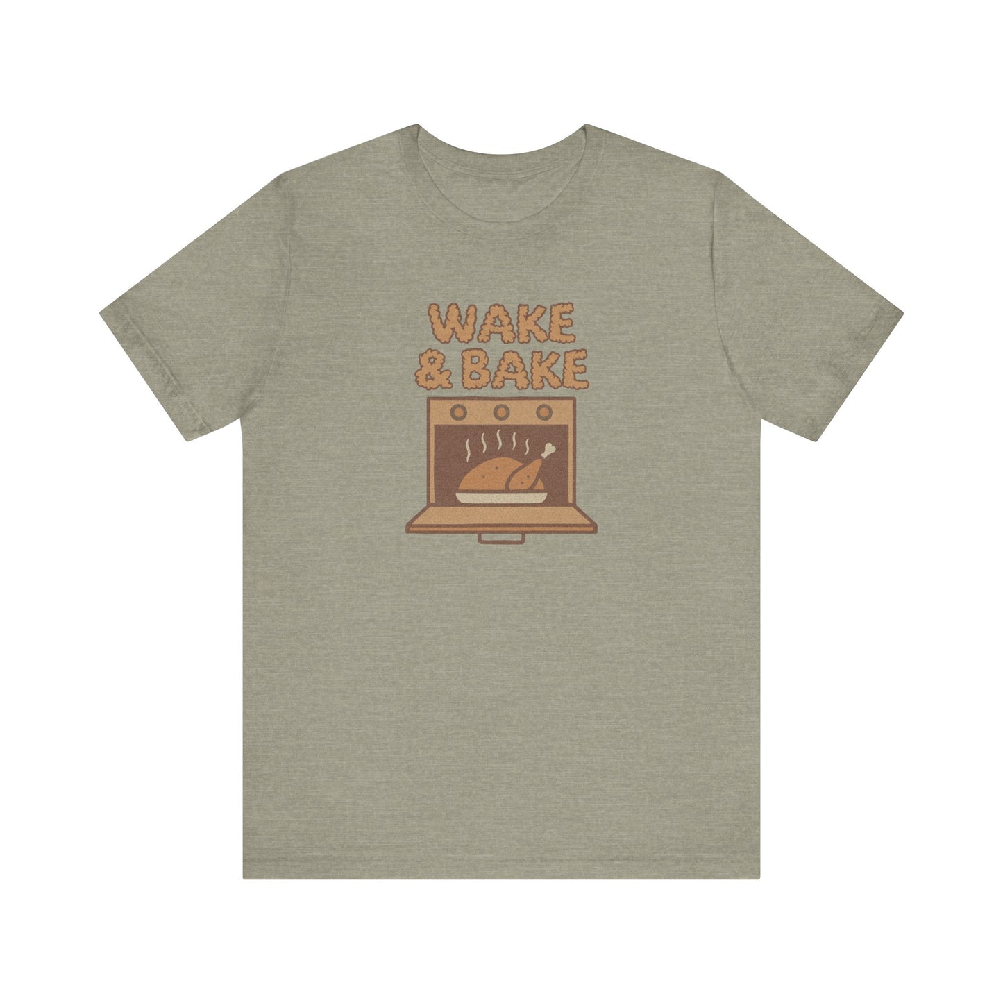 Wake & Bake — Retro Thanksgiving Turkey Tee (Light)