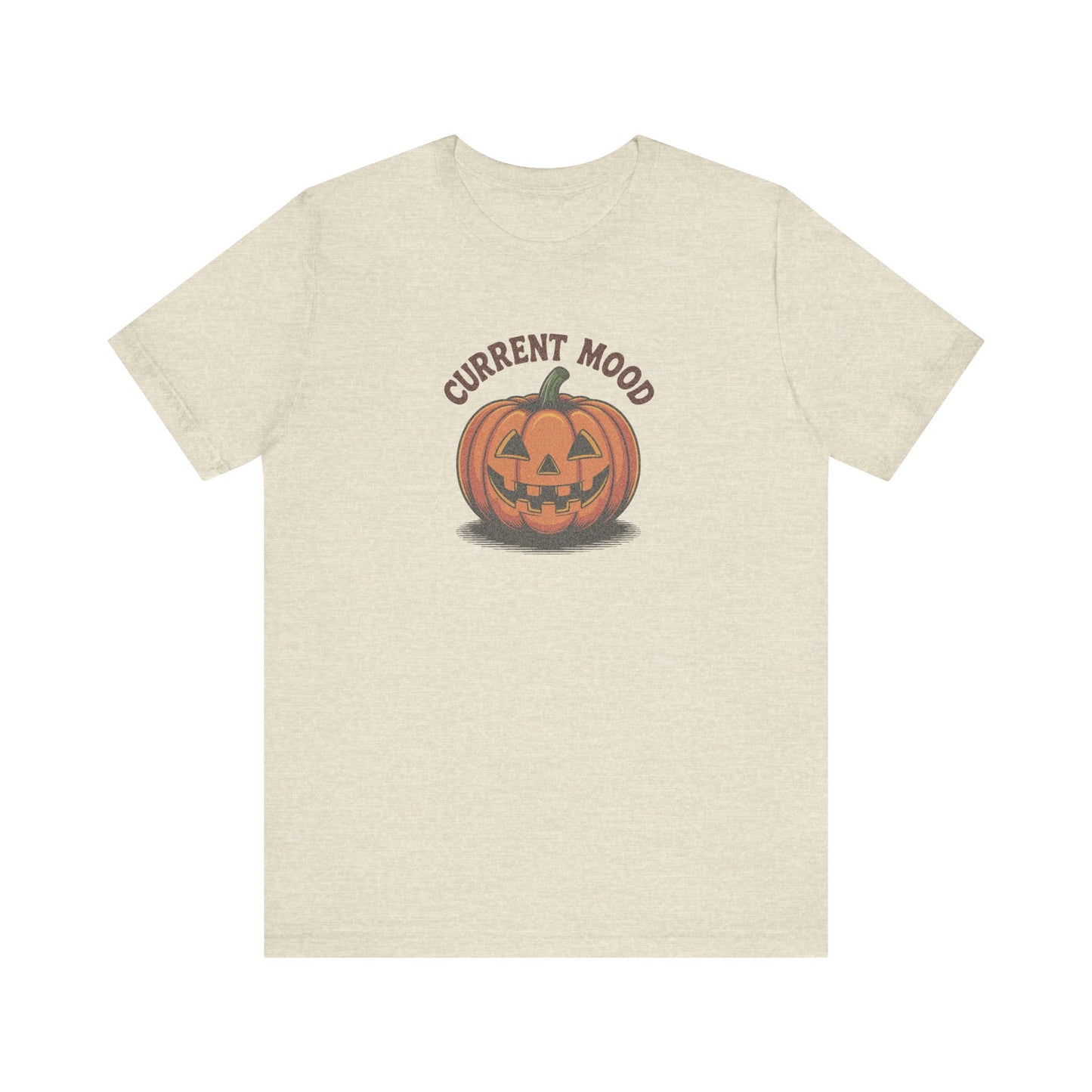 Current Mood (Vintage Jack) — Retro Halloween Tee (Light)