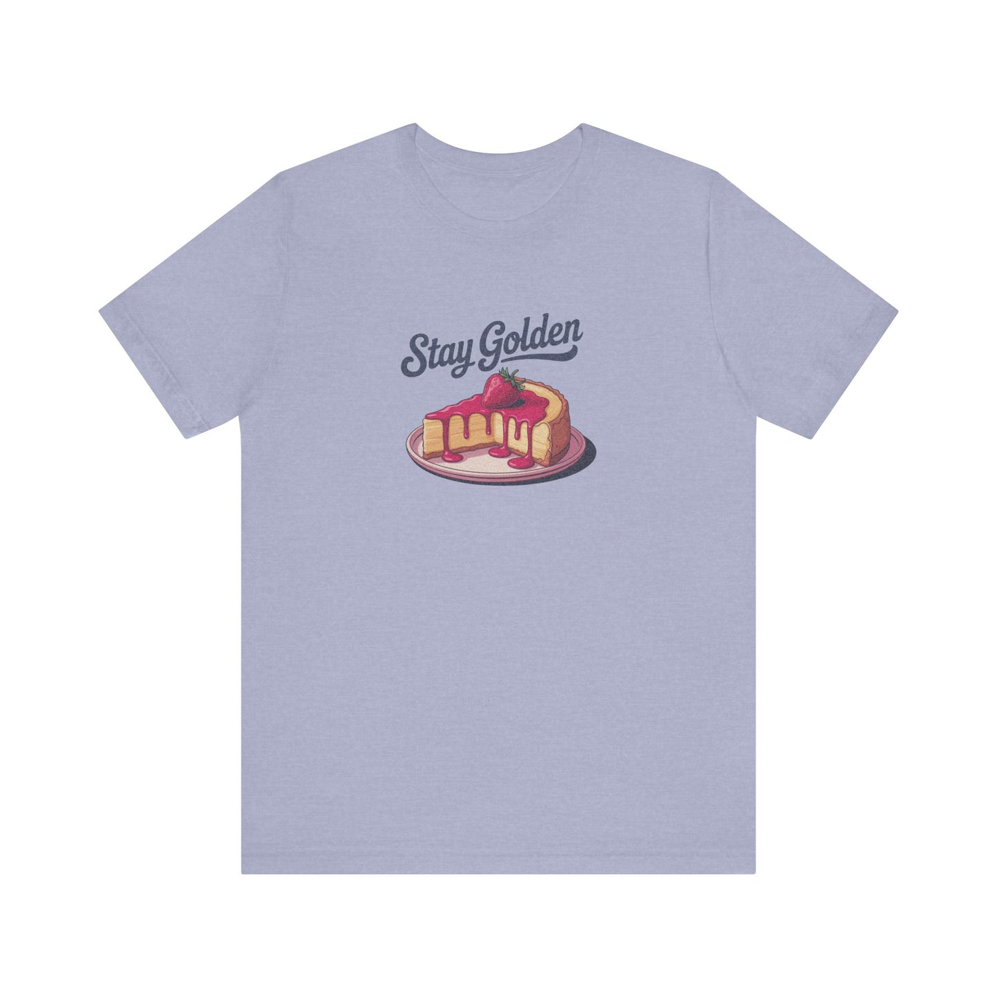 Stay Golden — Retro Cheesecake Graphic Tee (Light)