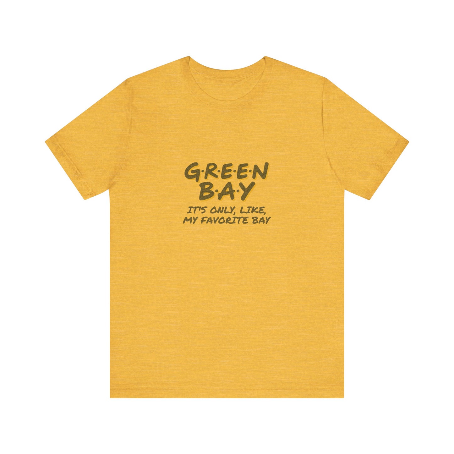 Green Bay (My Favorite Bay) — Phoebe Buffay Football Tee (Light)