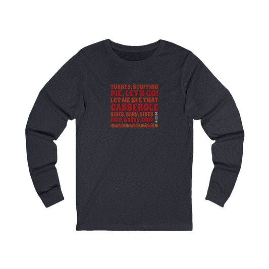 Let Me See That Casserole — Tootsee Roll Retro Long Sleeve (Dark)