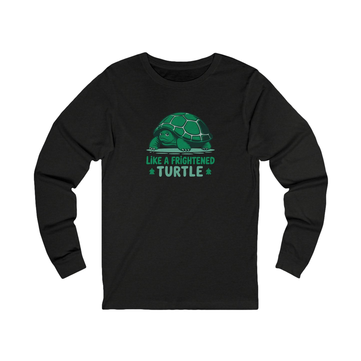 Like a Frightened Turtle — George Costanza Shrinkage Long Sleeve (Dark)