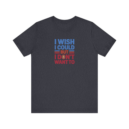 I Wish I Could, But I Don't Want To — Phoebe Buffay Retro Tee (Dark)