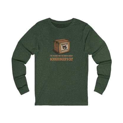 Schrödinger’s Cat — Big Bang Theory Retro Long Sleeve (Dark)