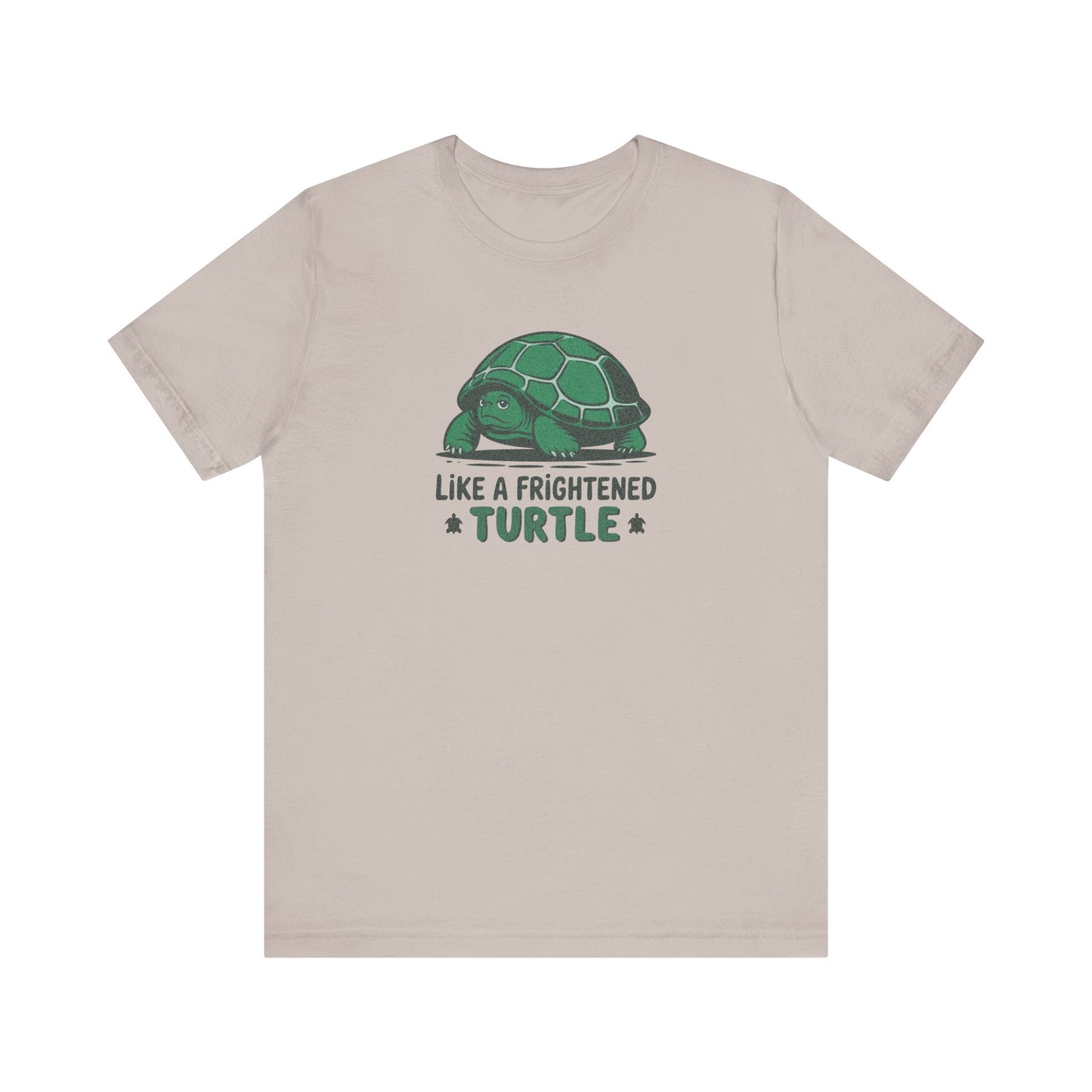 Like a Frightened Turtle — George Costanza Shrinkage Retro Tee (Light)