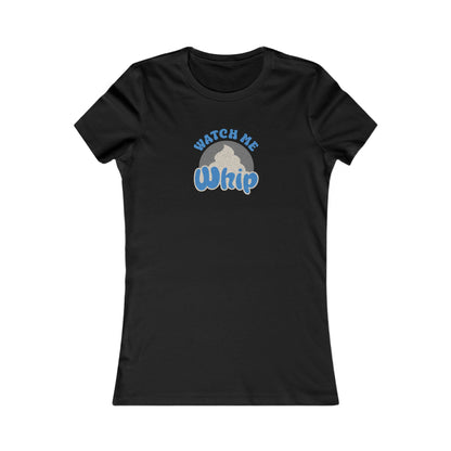 Watch Me Whip — Retro Thanksgiving Graphic Women's Tee (Dark)