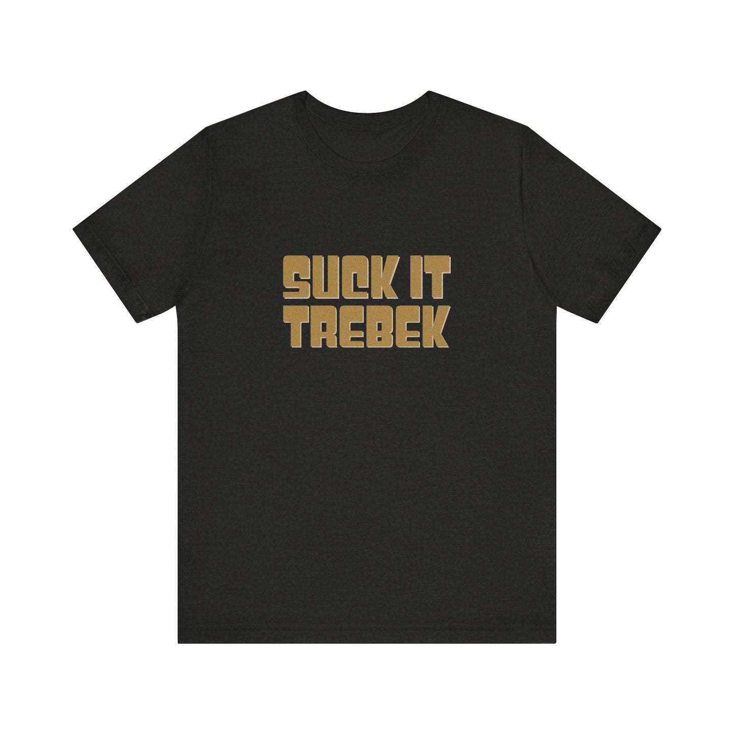 Suck It Trebek — SNL Celebrity Jeopardy Sketch Retro Tee (Dark)