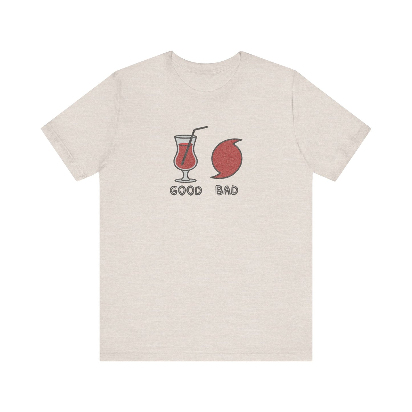 Good Hurricane, Bad Hurricane – Tropical Retro Tee (Light)