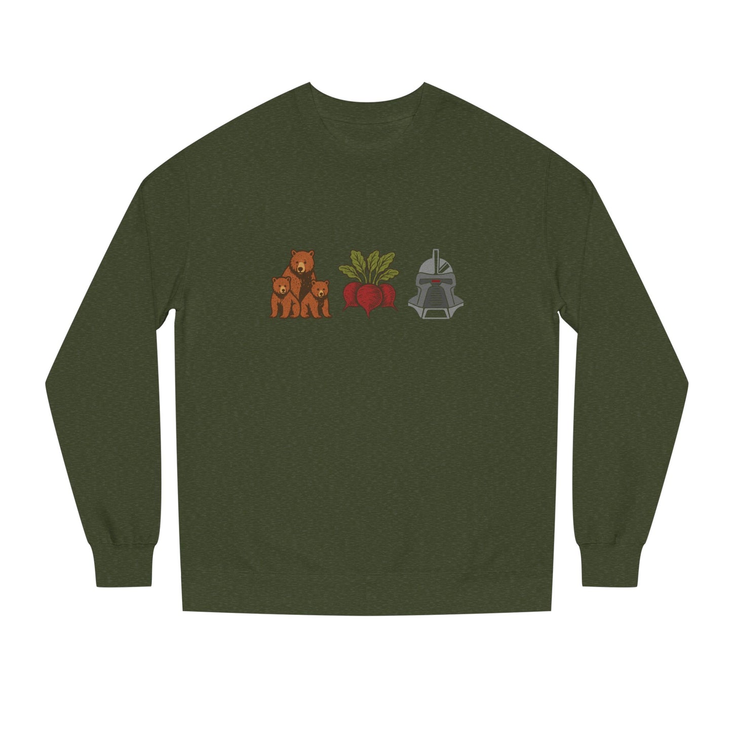 Bears, Beets, Battlestar (Icons) — Retro Sweatshirt (Dark)