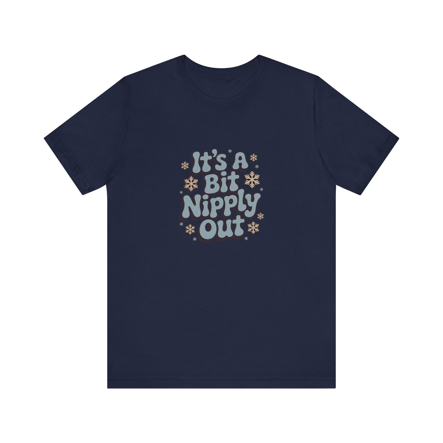 It's a Bit Nipply Out — Christmas Vacation Retro Tee (Dark)