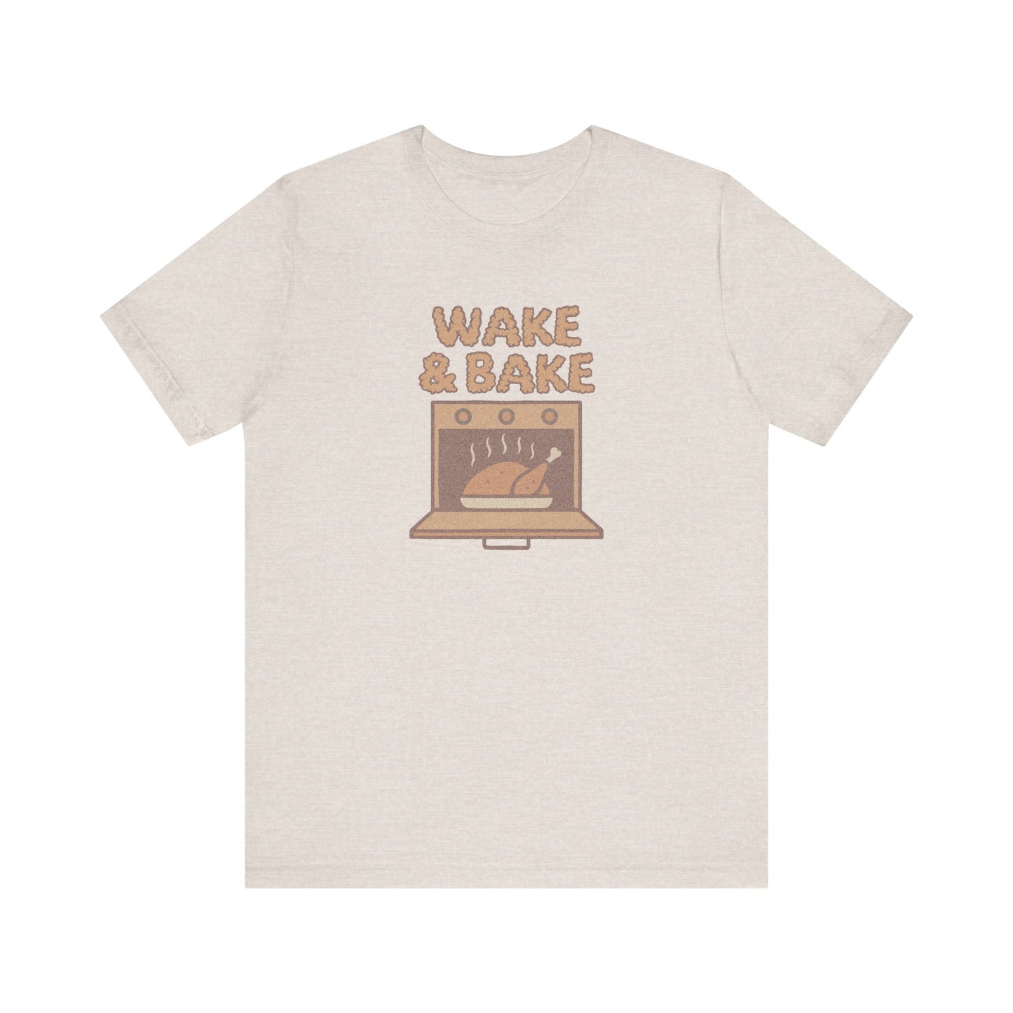 Wake & Bake — Retro Thanksgiving Turkey Tee (Light)