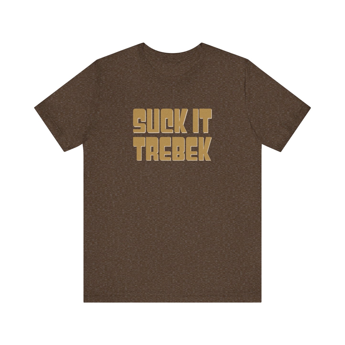 Suck It Trebek — SNL Celebrity Jeopardy Sketch Retro Tee (Dark)