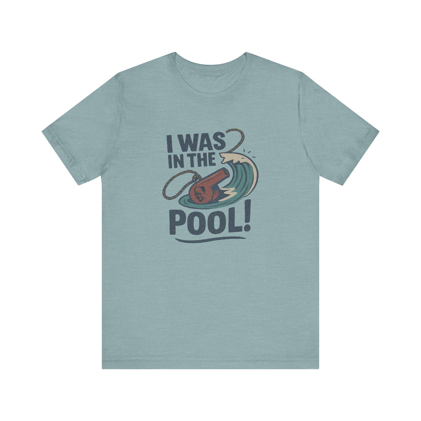 I Was in the Pool! — George Costanza Shrinkage Retro Tee (Light)