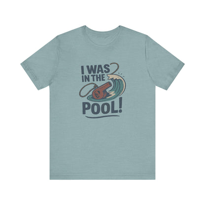 I Was in the Pool! — George Costanza Shrinkage Retro Tee (Light)