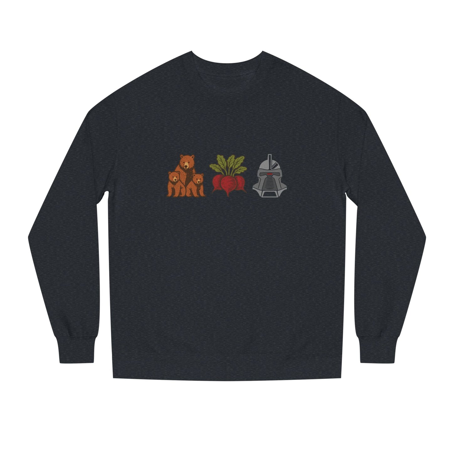 Bears, Beets, Battlestar (Icons) — Retro Sweatshirt (Dark)