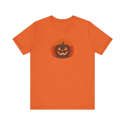 Retro Jack: Sliced Sunset — Halloween Sunset Tee (Light)