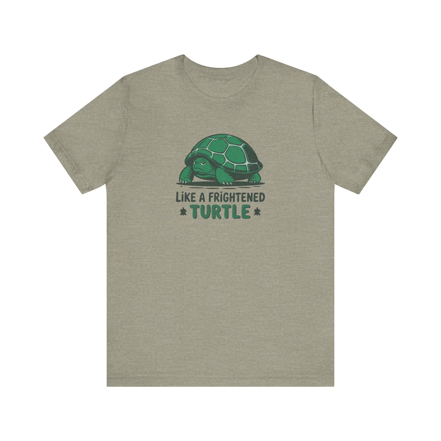 Like a Frightened Turtle — George Costanza Shrinkage Retro Tee (Light)
