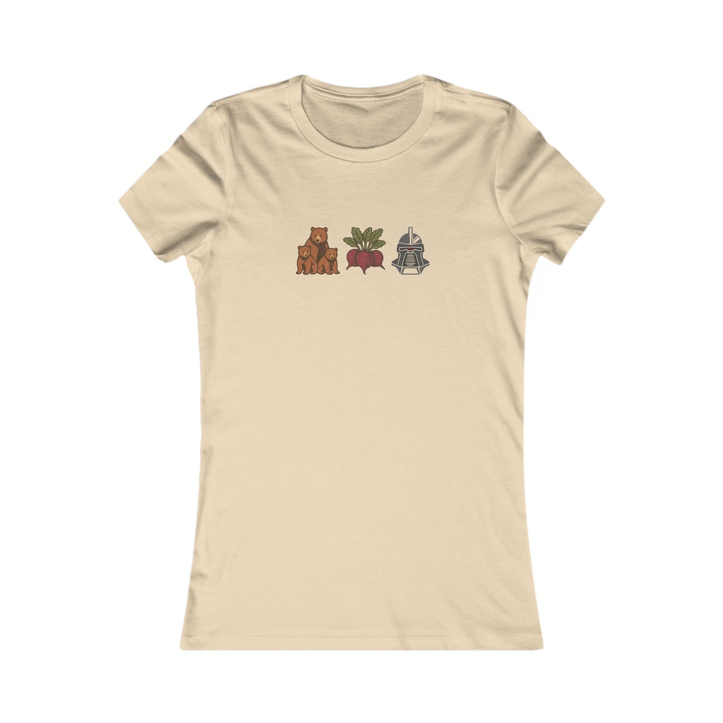 Bears, Beets, Battlestar (Icons) — Retro Women's Tee (Light)