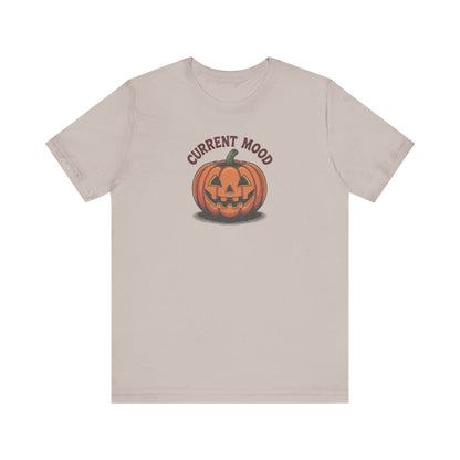 Current Mood (Vintage Jack) — Retro Halloween Tee (Light)
