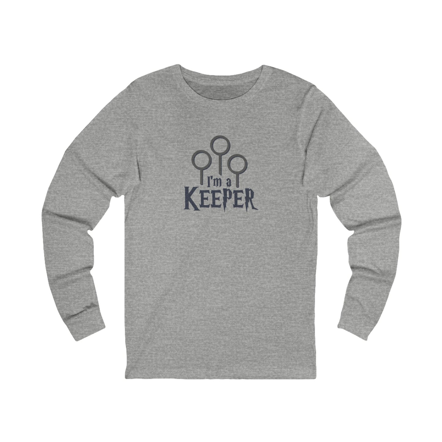 I’m a Keeper — Harry Potter Quidditch Retro Long Sleeve (Light)