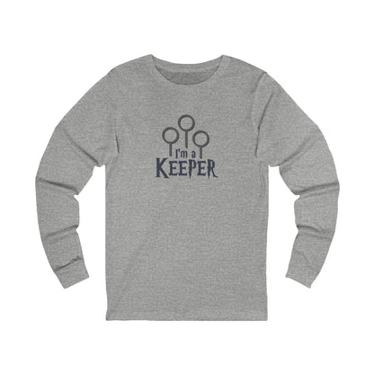 I’m a Keeper — Harry Potter Quidditch Retro Long Sleeve (Light)