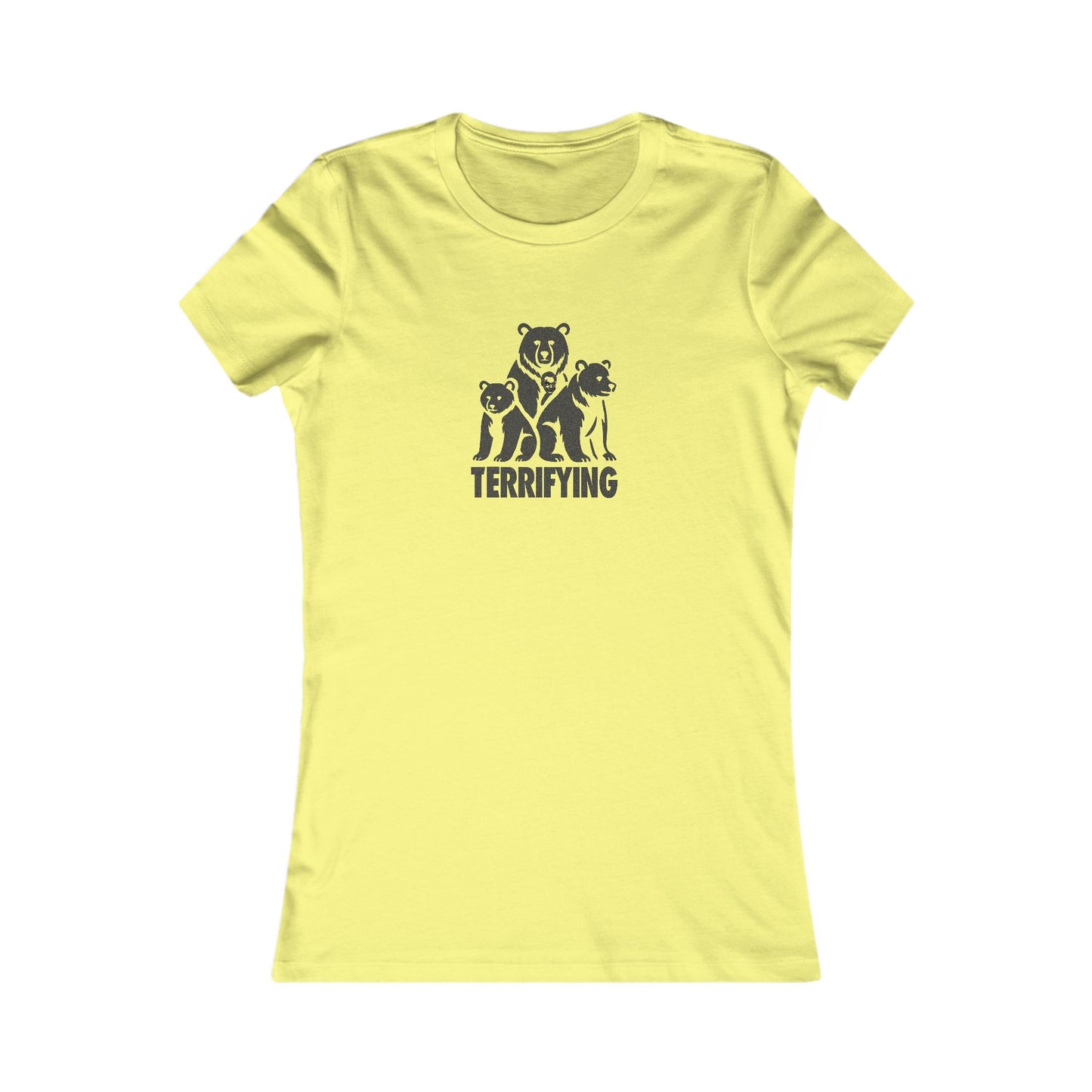 Bears Are Terrifying — Retro Silhouette Women's Tee (Light)