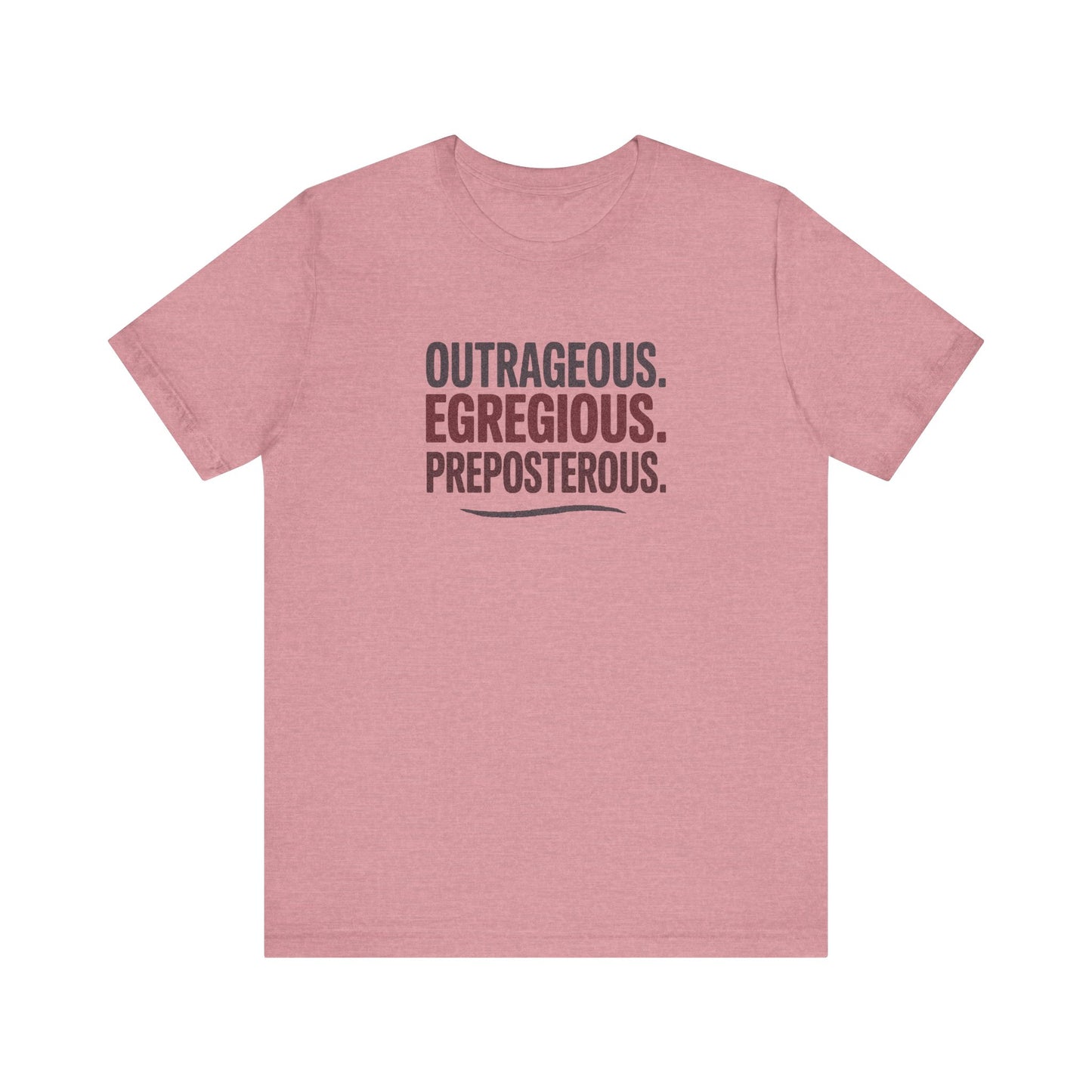 Outrageous Egregious Preposterous — Seinfeld Retro Tee (Dark)