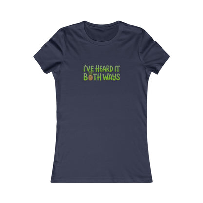 I’ve Heard It Both Ways — Psych Retro Women's Tee (Dark)