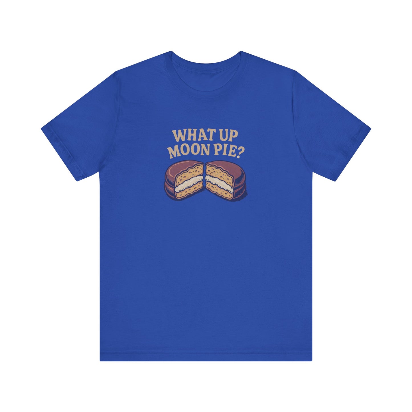 What Up, Moon Pie? — Big Bang Theory Retro Tee (Dark)