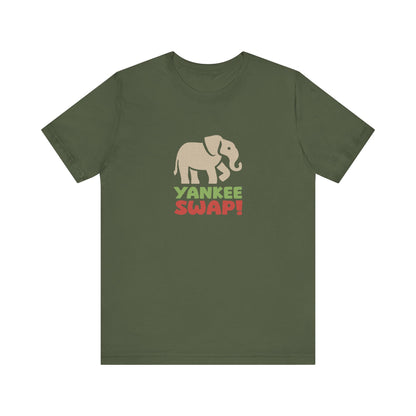 Yankee Swap! Christmas Party — Michael Scott Retro Tee (Dark)
